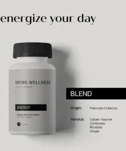 Spore Wellness (Energy) Microdosing Mushroom Capsules