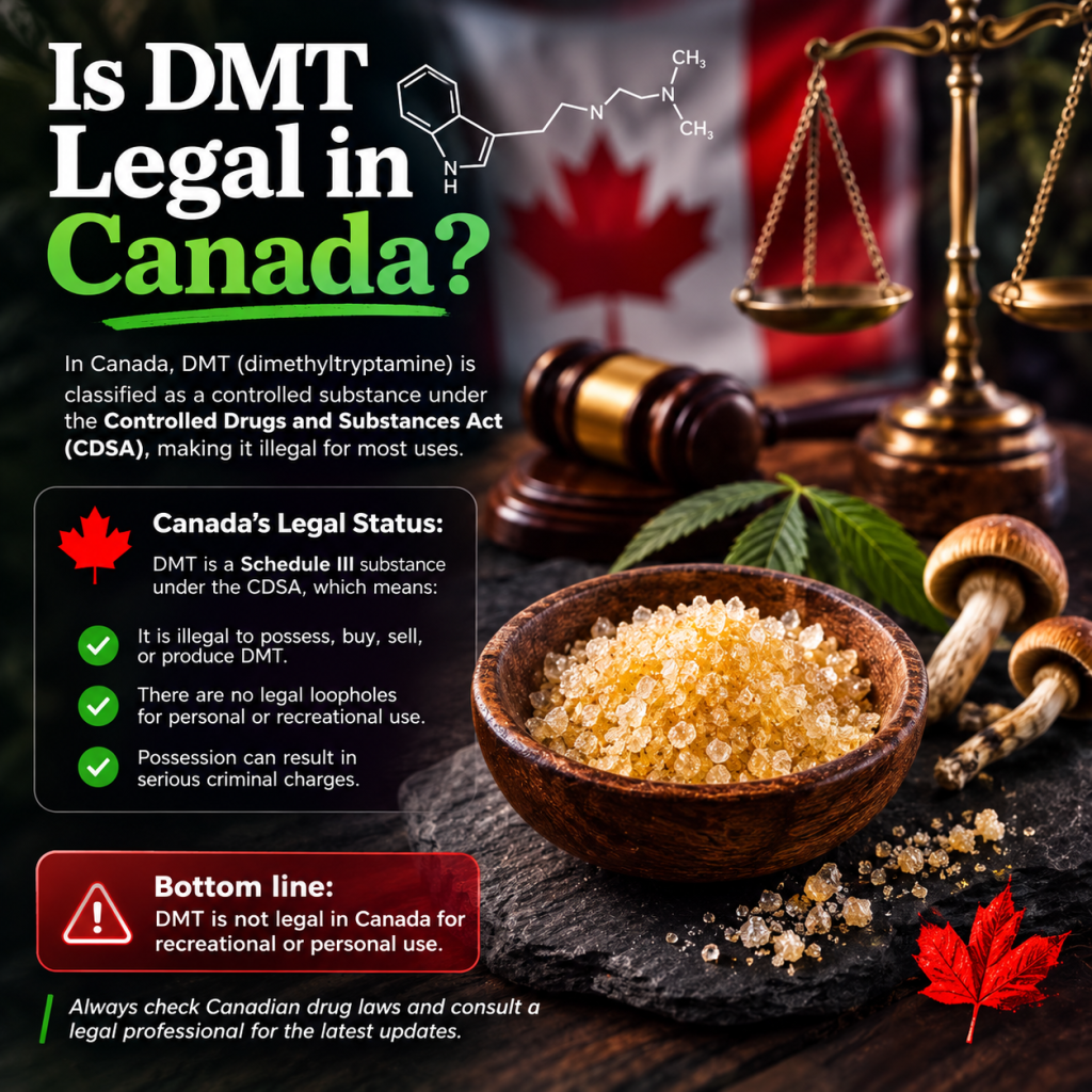 is dmt legal in Canada?