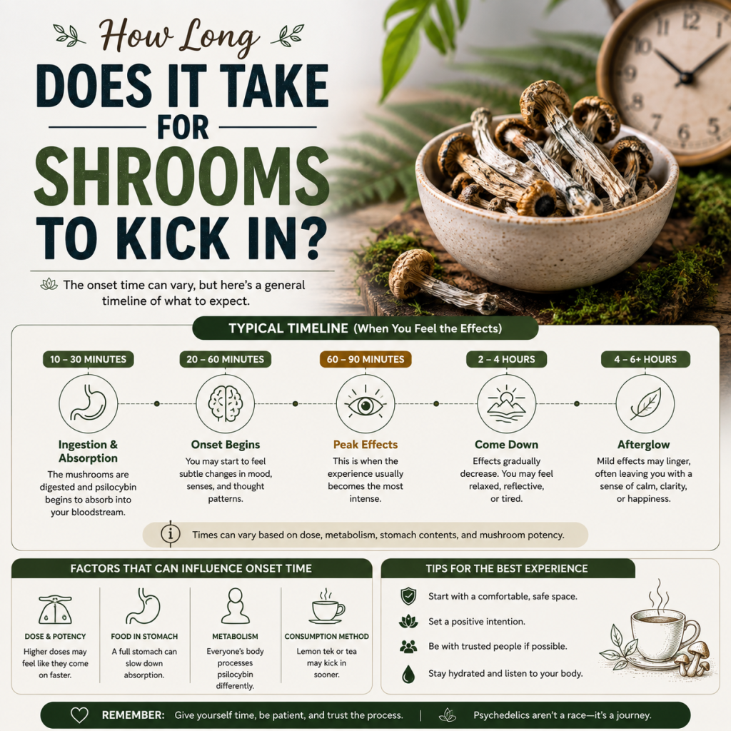 How Long Does It Take for Shrooms to Kick In?