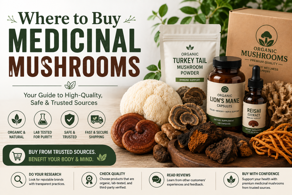 Where to Buy Medicinal Mushrooms