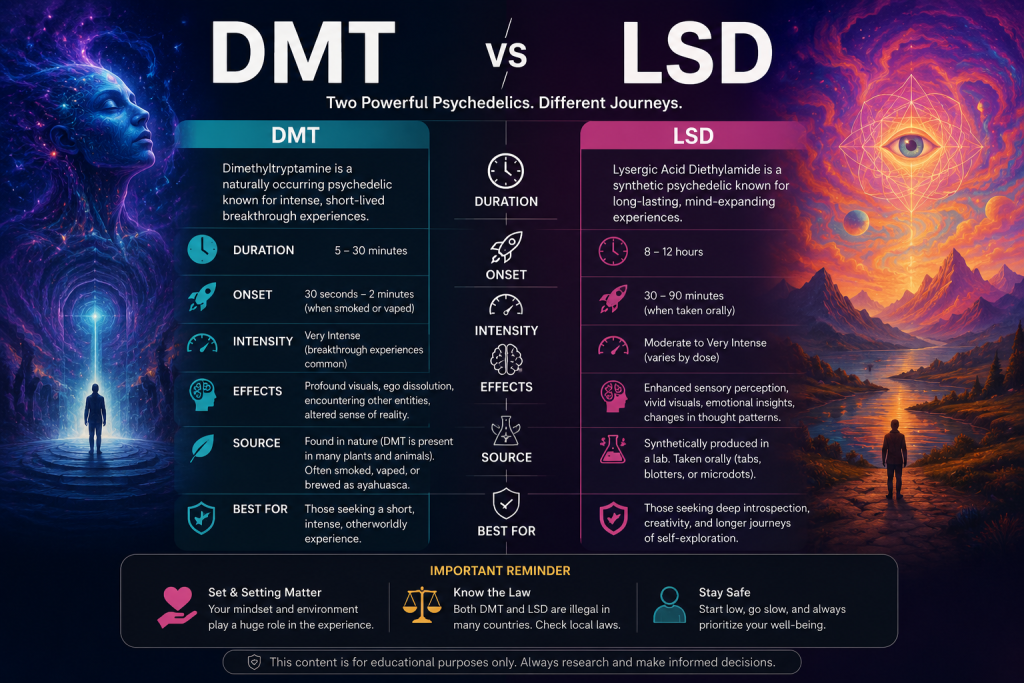 DMT vs LSD